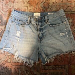 FRAME Le Brigette Denim Shorts